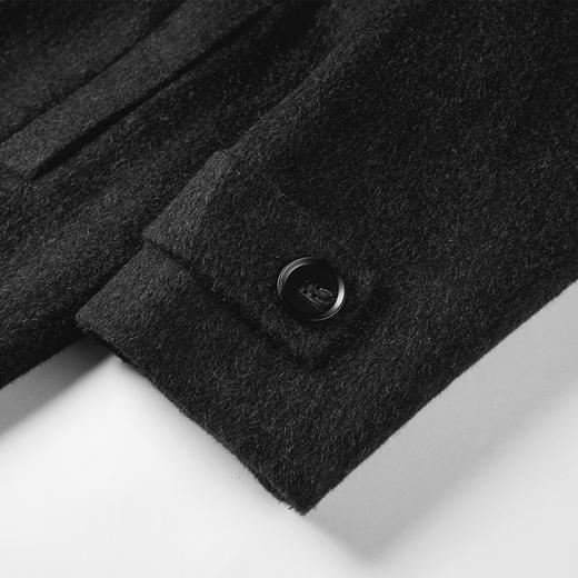 NPC潮牌【雅丹风】重磅850克100%绵羊毛廓形长款毛呢大衣男NP48TJ42 商品图3