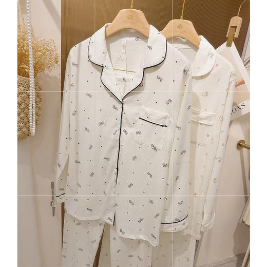 春秋季长袖睡衣女柔软亲肤纪念日百货门店同款164595266 商品图0