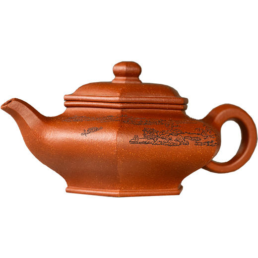 《六方虚扁壶》 黄强  工艺美术师，工业设计协会会员，江苏省书法家协会会员 商品图5