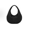 SAINT LAURENT圣罗兰 绗缝纯色设计 羊皮 HOBO包手提包 女款 黑色 商品缩略图1