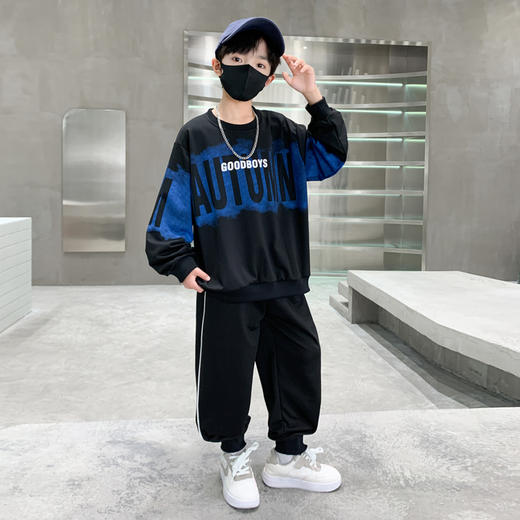 男童春装卫衣套装2025新款春季中大儿童男孩运动衣服春秋款酷帅潮 商品图8