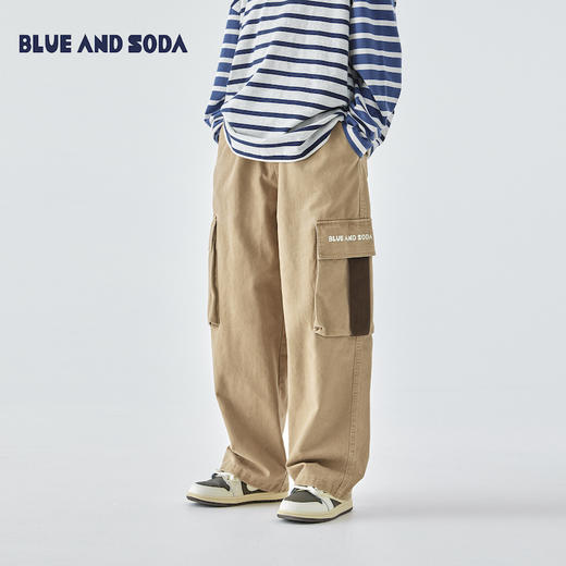 蓝汽水工装裤807B258020JX 商品图0