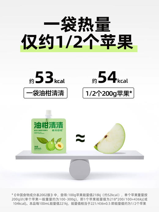 成分日记油柑清清益生元纤维果饮100ml 商品图3
