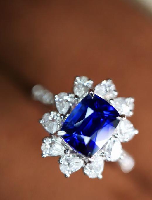 1.58ct蓝宝石戒指 商品图1