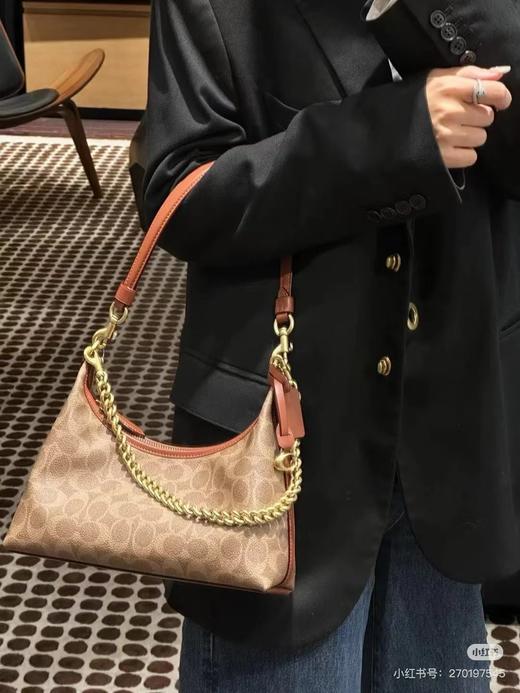 寇驰老花Juliet经典老花复古月牙包 商品图11