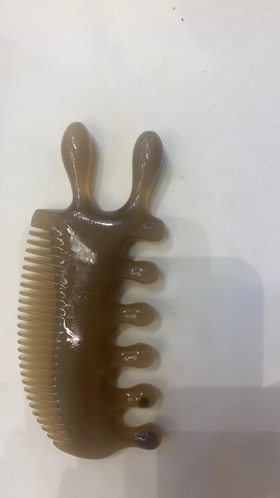 两面齿按摩梳
