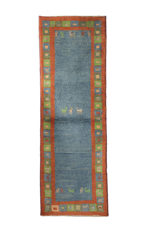 伽罗 JALO 伊朗进口手工编织GABBEH风格床边羊毛地毯 商品图2