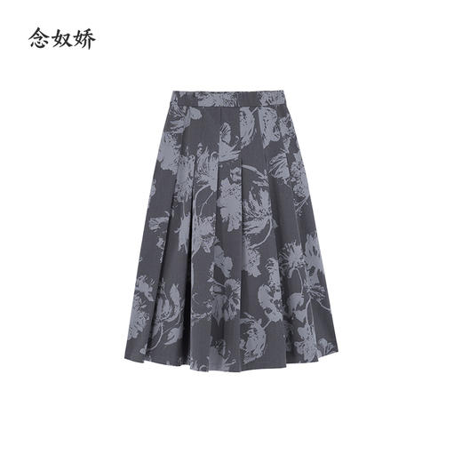 【商场同款】CNS5851 “ 剪影花半裙 ” 雅致深浅花卉图案 智性大气 雅致好穿 显瘦版型 商品图9