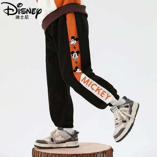 迪士尼男童裤子春秋款2024新款秋季儿童运动裤男孩卫裤男大童长裤 商品图5