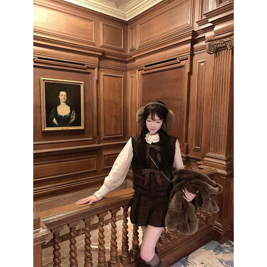 金蘑菇菇 圣乔治 新年内搭套组 / 英式贵气少女 衬衫三件套 商品图2