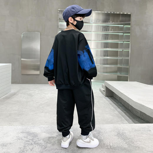 男童春装卫衣套装2025新款春季中大儿童男孩运动衣服春秋款酷帅潮 商品图4