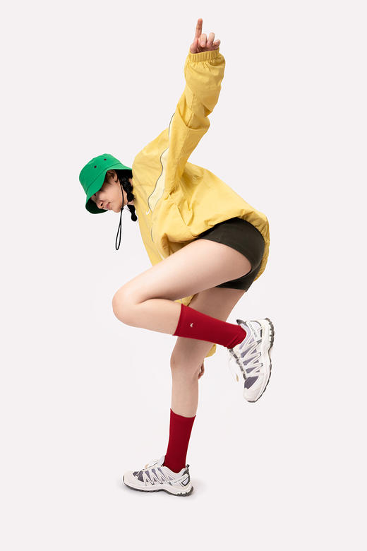 靴下物红色袜子女中筒堆堆袜女春秋薄款透气jk日系白色小腿袜刺绣 商品图5