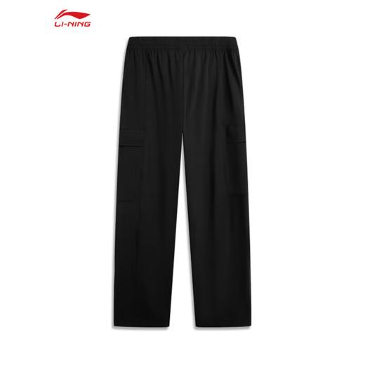 李宁运动长裤男2025秋季新款针织长裤直筒运动休闲长裤AKLVA29 商品图1