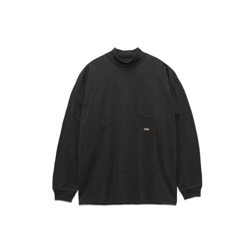 nanamica OOAL Mock Neck L/S Tee 有机棉半高领宽松长袖T恤 商品图3