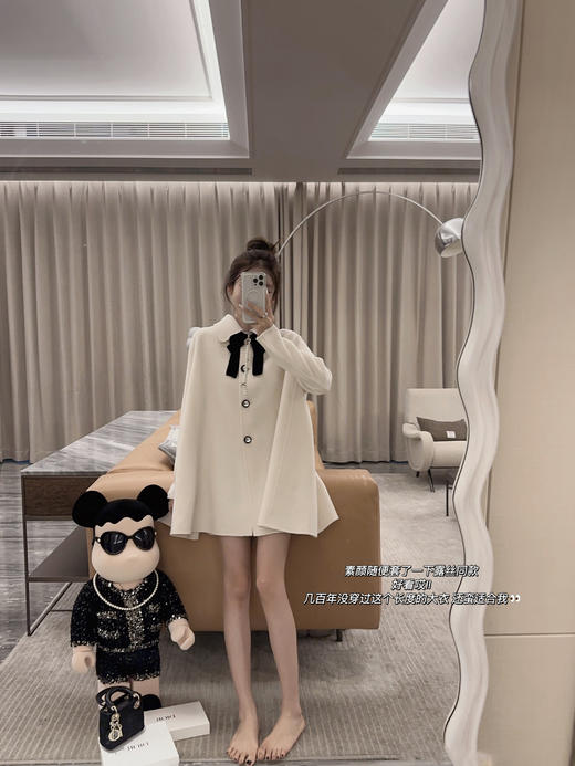 金蘑菇菇 爱神降临 斗篷大衣 / 复古甜俏 小个子本命短大衣 商品图7