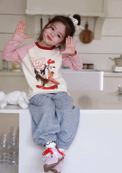 （两件加入购物，满减到手39.9两件）西蒙日记·儿童卡通插肩袖百搭T恤 商品图4