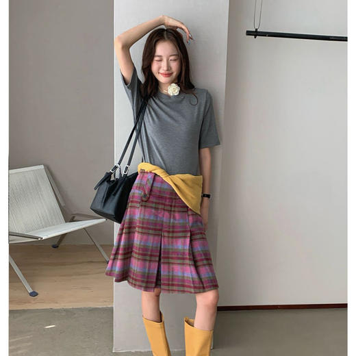 YW韩版圆领中袖T恤(LH)(LD)-纪念日百货165798137 商品图1