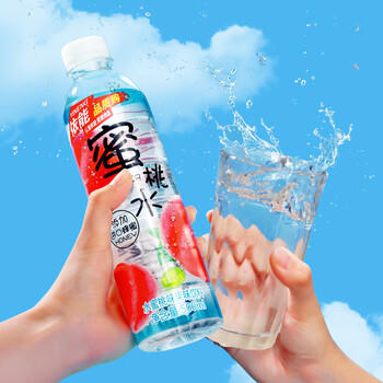 依能 蜜桃水 添加蜂蜜 蜜桃味饮料 500ml*24瓶 塑膜量贩装 商品图6