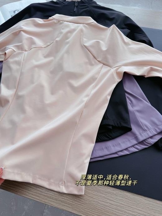 点此购买 凯乐石女士半拉链吸湿排汗保暖户外攀登登山长袖T恤衫 bk 328913 商品图10