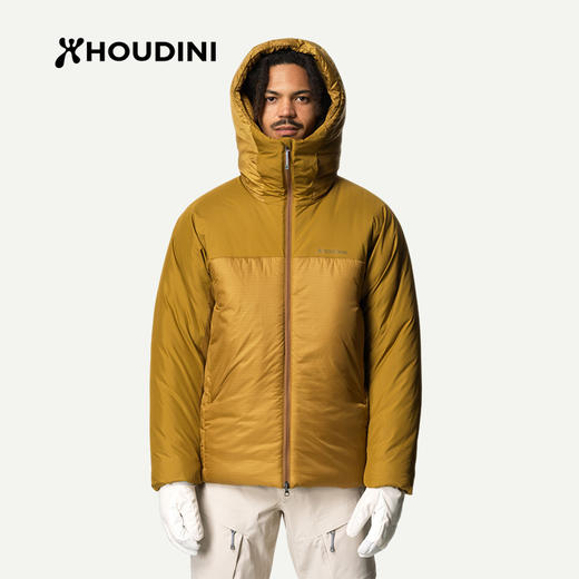 HOUDINI胡丁尼 Double Dunfri 双倍邓菲 男款户外保暖棉服带帽外套820016 商品图5