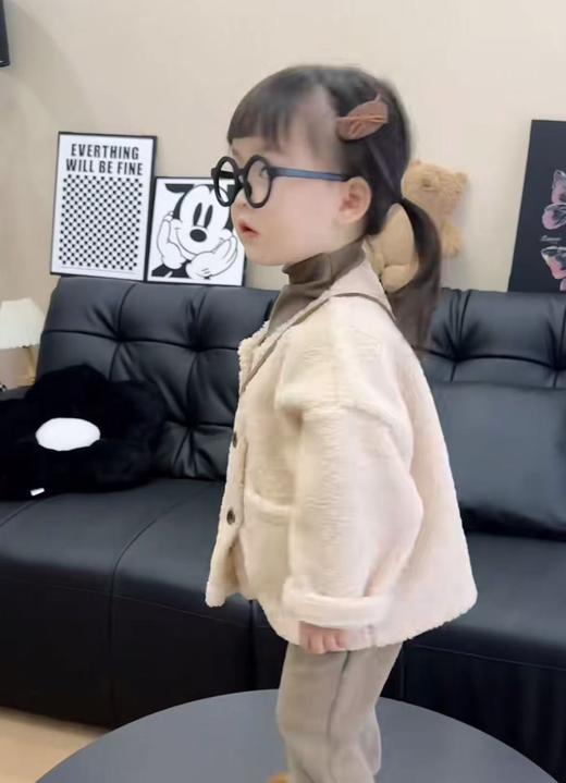 【孤品捡漏】（微脏）G190女童三粒扣颗粒外套-喜出 商品图1