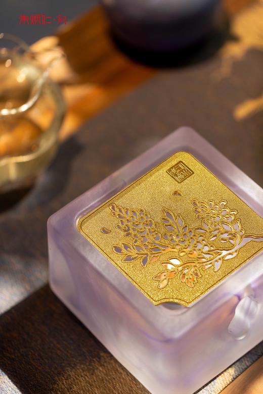 朱炳仁铜 | 紫定发财茶礼套装 商品图2