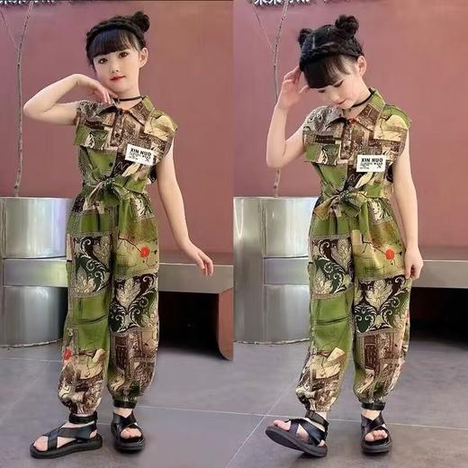 【孤品捡漏】G214套装女童花色系带两件套-喜出 商品图1