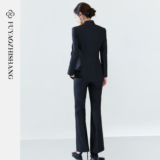 FUYAO扶摇 新中式女装秋季长袖西服上衣2025新款国风西装改良唐装 商品图5