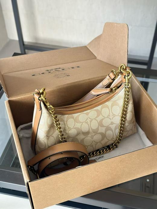 寇驰老花Juliet经典老花复古月牙包 商品图2