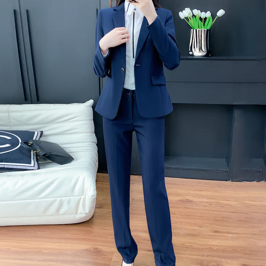 2025秋季新款女装时尚气质飒美英伦风西装商务通勤干练职业套装250069822 商品图4