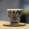 问鼎天石窑白陶泥元青花花神杯（凤穿牡丹） 商品缩略图0