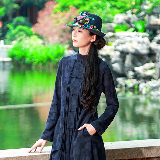 攒青花绣花手工礼帽 | 现货加急发 商品图2