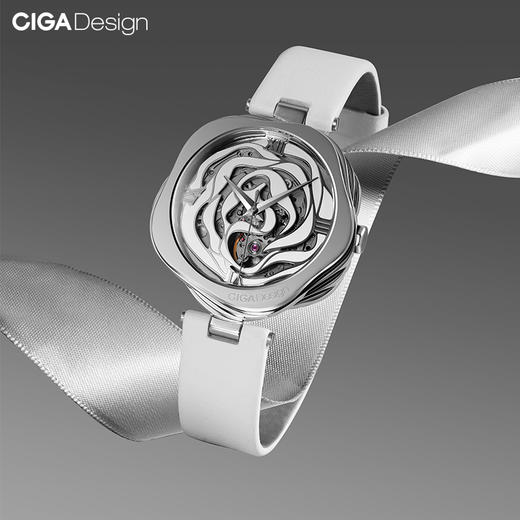 CIGA design玺佳石英机械表R系列丹麦玫瑰手表女简约轻奢礼物 商品图2