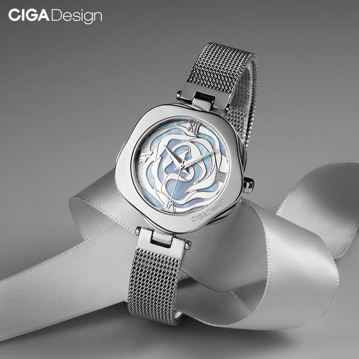 CIGA design玺佳石英机械表R系列丹麦玫瑰手表女简约轻奢礼物 商品图1