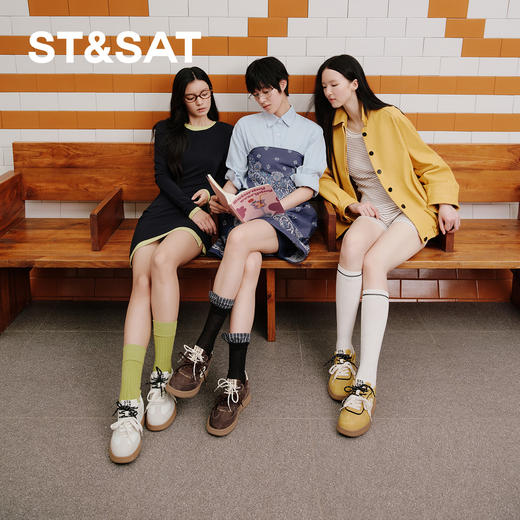 【1970系列】星期六鸳鸯鞋带复古运动德训鞋SSD3112132 商品图3