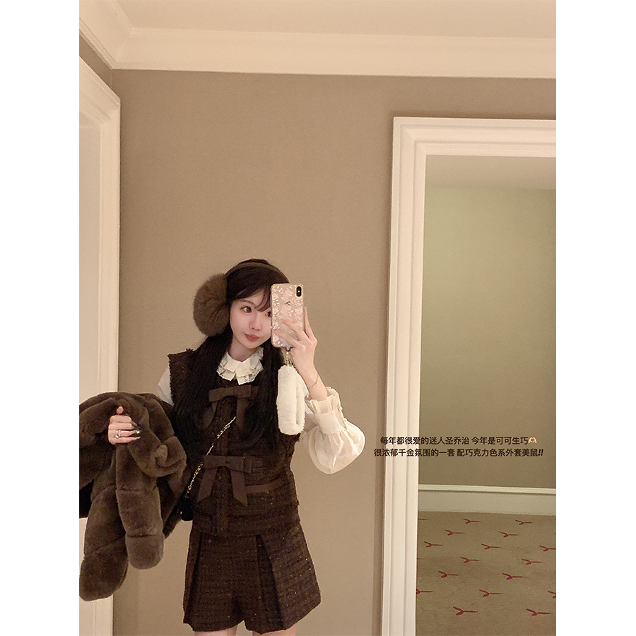 金蘑菇菇 圣乔治 洋气内搭套组 / 英式贵气少女 衬衫三件套