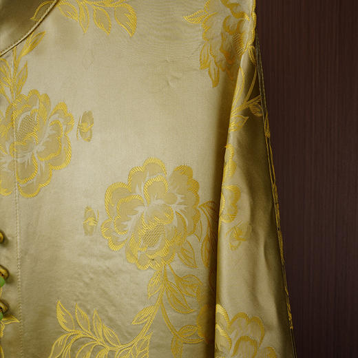 OPH XZ616桑蚕丝新中式立领真丝提花外套 商品图2