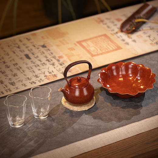 朱炳仁铜 | 喜事连连茶礼套装 商品图1