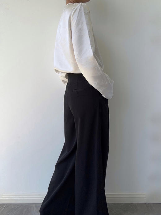 丝所｜24W035 新中式真丝提花上衣［ 白A ] 商品图8