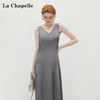 会员福利【轻奢！100人丝】拉夏贝尔/La Chapelle后镂空背心连衣裙女气质高级感小众通勤时尚长裙无袖裙 商品缩略图3