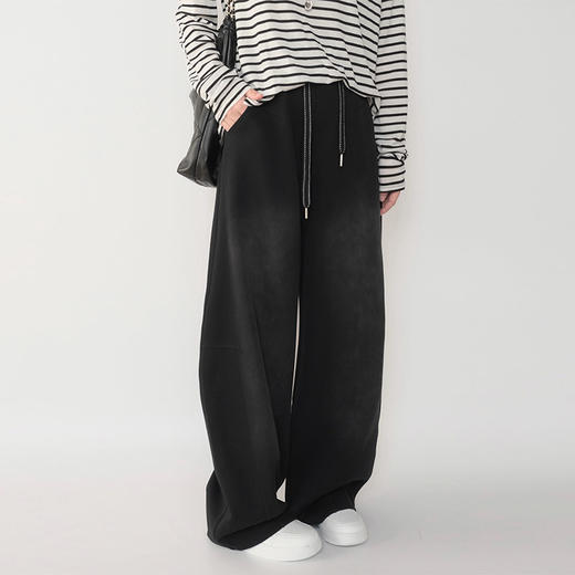 ¹男姐同款【水洗棉弯刀裤】松弛感 重磅垂顺 腰部抽绳设计 穿着舒适 满满的设计感CF01-CR-HZJY 商品图11