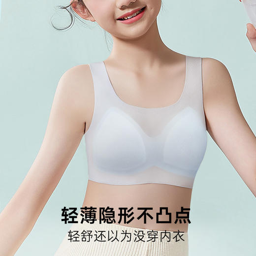 花漾辰光 少女文胸(2件装)(VIP)【2件超薄冰丝】女童发育期一阶段6-12岁少女文胸 商品图1
