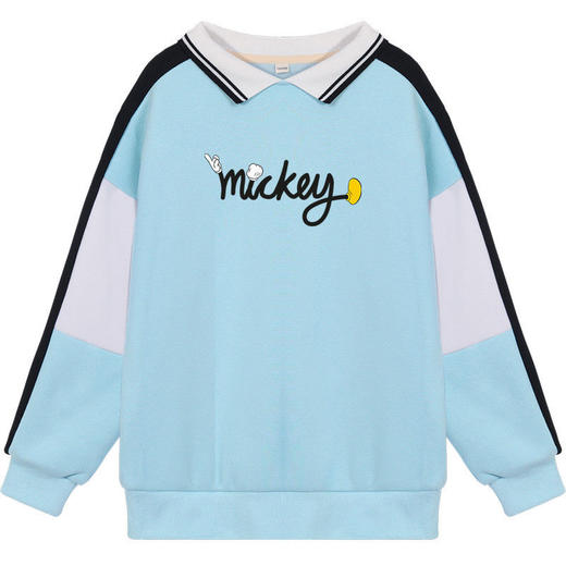 迪士尼男大童加绒卫衣男童打底衫内搭秋冬儿童保暖衣冬季加厚上衣 商品图8