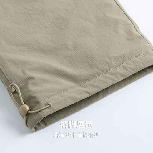 【含鸭绒】圣得西男士高弹直筒伞兵裤2025秋季新款情侣工装羽绒裤 商品图8