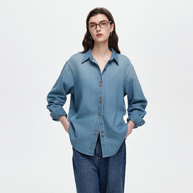 【亲妈精选】渐变水洗牛仔衬衫