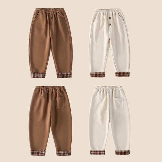 【7A抗菌】棉花堂美拉德复古休闲童装裤——FA52068 商品图4