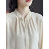 OPH W5215真丝衬衫纯色法式气质上衣时尚百搭 商品缩略图1
