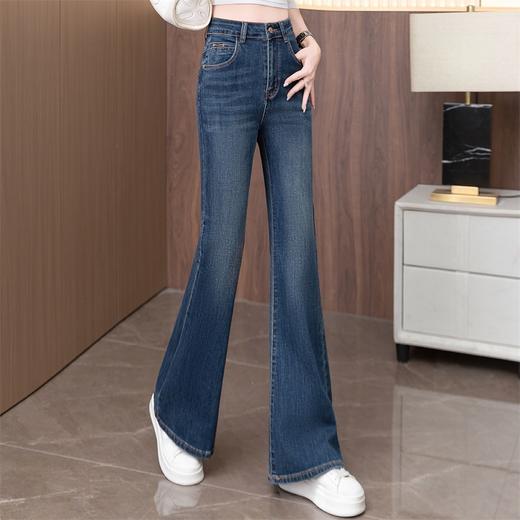 YM MSN25181微喇牛仔裤显瘦弹力时尚修身喇叭裤 商品图1