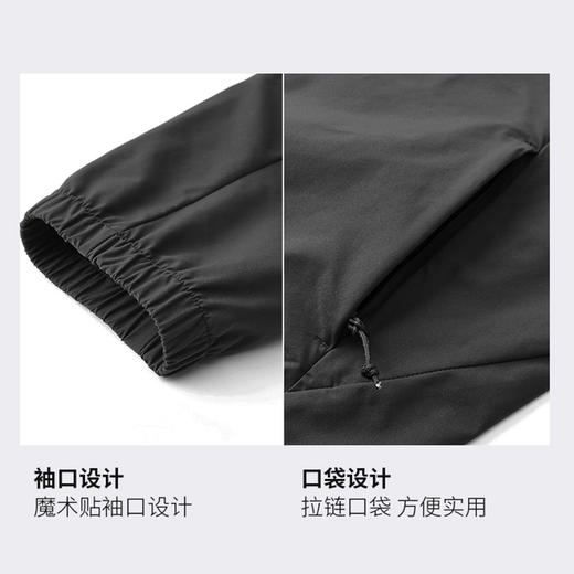 圣得西男士户外休闲茄克外套2025秋季新款中青年百搭连帽夹克潮 商品图3