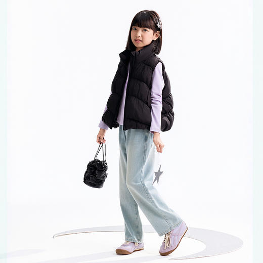 【实体店同款】女童羽绒服马夹冬季新款安奈儿童装AG542072 商品图6